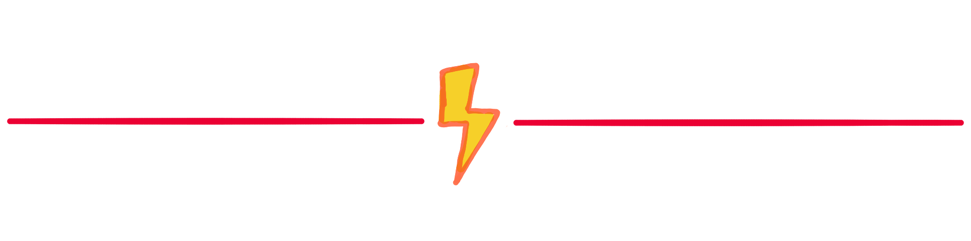 A divider image with a thunderbolt